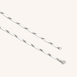 Sleek Silver Chain Necklace