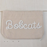 Personalized Seersucker Makeup & Travel Pouch
