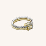 Together Gold Vermeil Pavé Double Ring