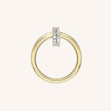 Together Gold Vermeil Pavé Double Ring