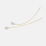 Pearl Ear Threader Earrings