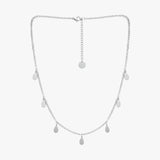 Raindrop Silver Necklace