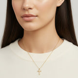 Faith Crystal Cross Necklace