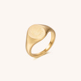 Initial Signet Ring - G