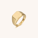 Initial Signet Ring - G