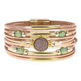 Larissa  Boho Leather Wrap Bracelet