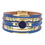 Larissa  Boho Leather Wrap Bracelet