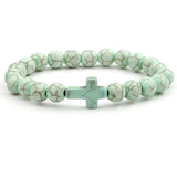 Natural Stone Beaded Bracelet