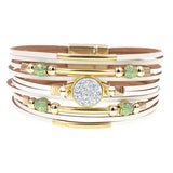 Larissa  Boho Leather Wrap Bracelet