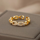 Geometric Twist Chain Ring