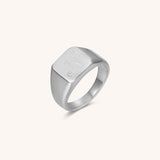 Initial Signet Ring - N