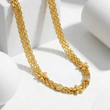 White Zircon Daisy Mesh Choker
