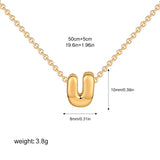 Mini Bubble Initial Necklace