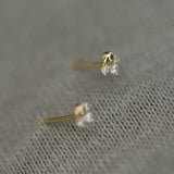 Mini Mermaid Tail Stud Earrings