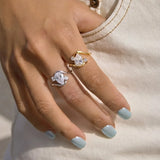 Waterdrop Zircon Minimalist Ring
