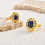 Lapis Lazuli Oval Ring