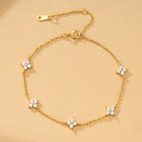 Lucky Clover Crystal Bracelet - Style 1