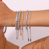 Cubic Zircon Tennis Chain Bracelet