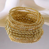 Beaded Cluster Stretch Bracelet