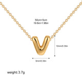 Mini Bubble Initial Necklace