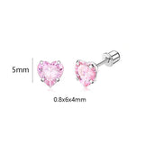Screw-Back Stud Earring Set