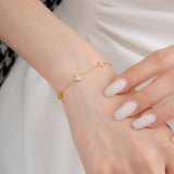 Lucky Clover Crystal Bracelet - Style 1