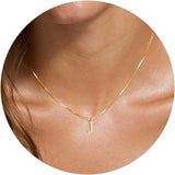 Initial Letter Pendant Necklace