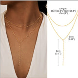Grace Y-Drop Lariat Necklace