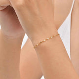 18K Gold Layered Chain & Cuff Bracelet Stack