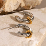 Classic C-Hoop Dangle Earrings