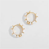 Cubic Zirconia Rainbow Ear Cuff Set