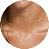 Initial Letter Pendant Necklace