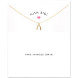 Wish Big Wishbone Necklace