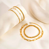 Everyday Gold Stack Bracelet Set