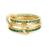 Multi-Layer Stackable Cubic Zirconia Ring