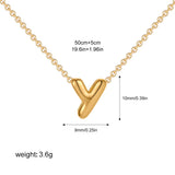 Mini Bubble Initial Necklace
