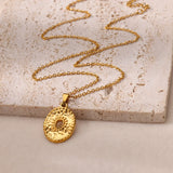 Sunflower Pendant Necklace