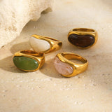 Colorful Resin Chunky Statement Ring