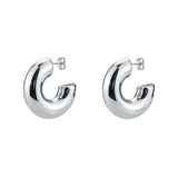 Luna C-Shape Clip Earrings