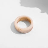 Colorful Acrylic Resin Ring Set