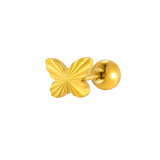 Gold CZ Cartilage Stud Set