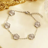 Rosalie Flower Charm Bracelet