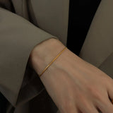 Gold Snake Chain Bracelet