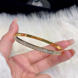 Gold-Plated Statement Bangle