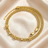 White Zircon Daisy Mesh Choker