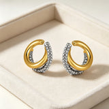 Cubic Zirconia Ear Cuff Earrings