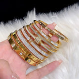Gold-Plated Statement Bangle