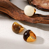 Chunky Resin Dome Statement Ring