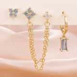 Luna Link Ear Jacket Earrings