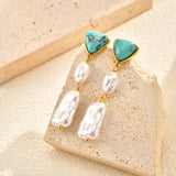 The Santa Fe Pearl Drop Earrings